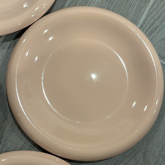 3 Baker, Hart and Stuart for Mervyns, USA Pottery Peach Pale pink 7.75” Plate - Picture 4 of 6